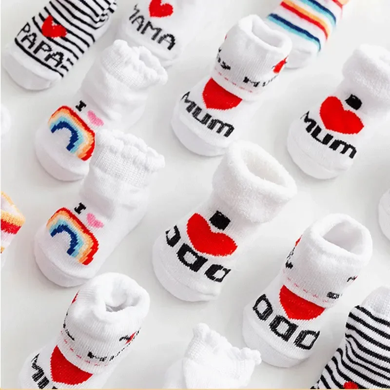 Baby Clothing Outlet - ฤดูใบไม้ผลิฤดูร้อนเด็กทารกผ้าฝ้ายนุ่มถุงเท้าอบอุ่นสําหรับทารกแรกเกิดเด็กวัยหัดเดินพิมพ์ทารกเสื้อผ้าอุปกรณ์เสริม