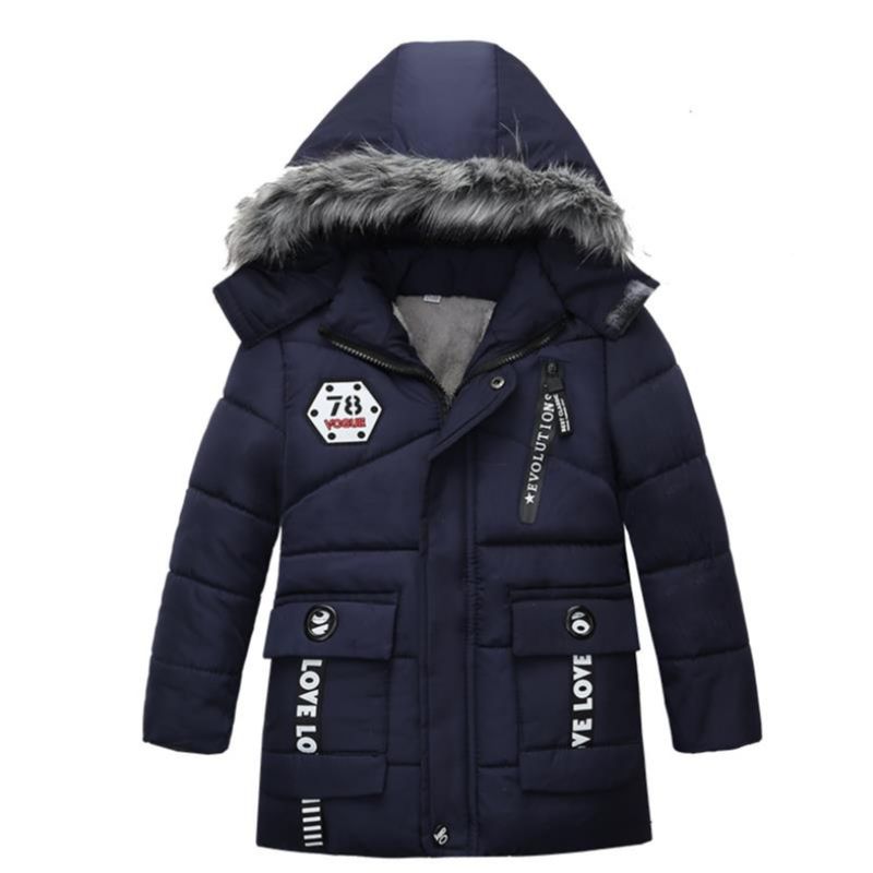 Baby Clothing Zipper - เด็กแจ็คเก็ตฤดูหนาว Boys ผ้าฝ้ายสวมใส่ Snow Jacket Coat