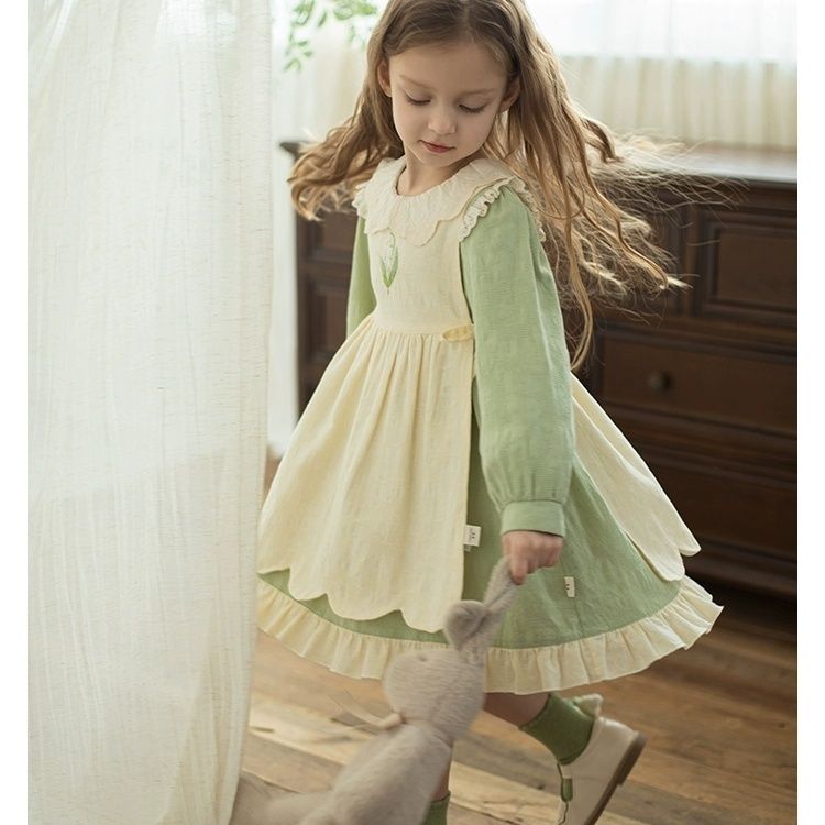 Baby Xmas Clothing - Eid สาวใหม่กํามะหยี่ลูกไม้ Lolita ชุดเจ้าหญิงทารกเด็กวัยหัดเดินเด็ก Vintage Elegant