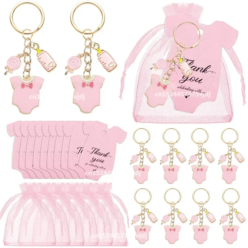 Baby Clothing Gift Set - 12 ชุดอาบน้ําเด็กโปรดปรานผู้เข้าพัก Footprint Christening Baptism Party