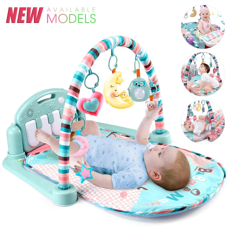Baby Clothing Gift Set - เด็กฟิตเนสขาตั้งเพลงเล่นยิมกิจกรรมของเล่นทารกแรกเกิดเปียโนคลานผ้าห่มเหยียบเกม Pad Early Education 0-36 เดือนของขวัญ