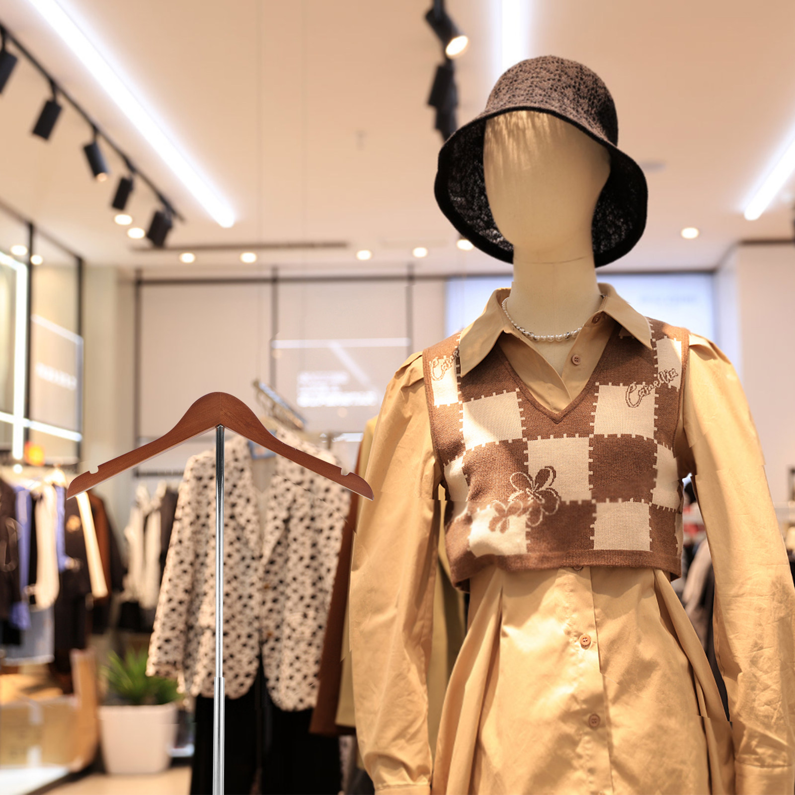 ขาตั้งโชว์เสื้อผ้ารูปตัว T ปรั - Baby Clothing Stores บทวิจารณ์และราคา
