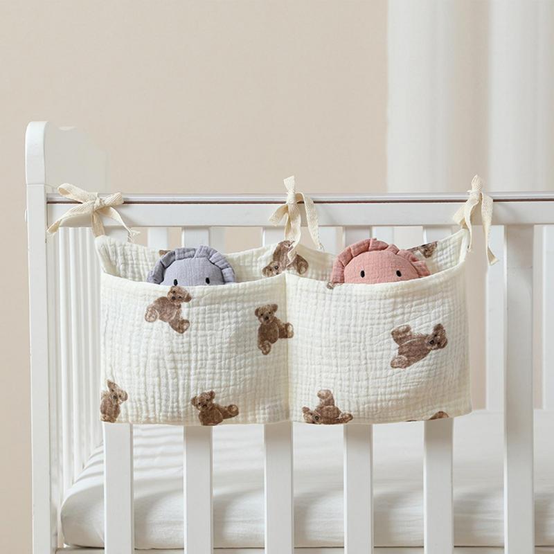 Baby Crib Organizer Cot Caddy  - Baby Clothing Zipper บทวิจารณ์และราคา