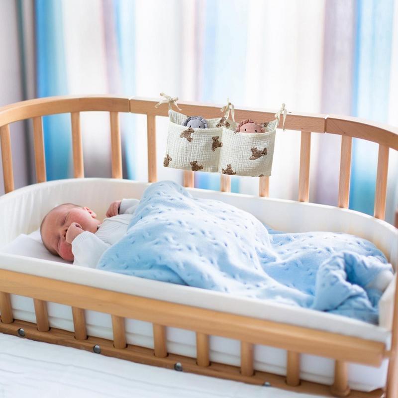 Baby Crib Organizer Cot Caddy  - Baby Clothing Zipper บทวิจารณ์และราคา