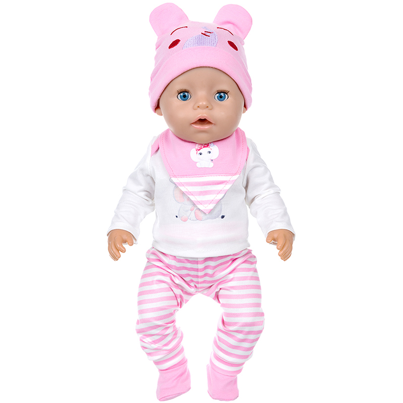 ชุดเสื้อผ้าตุ๊กตาสำหรับตุ๊กตาเ - Baby Clothing Gift Set บทวิจารณ์และราคา
