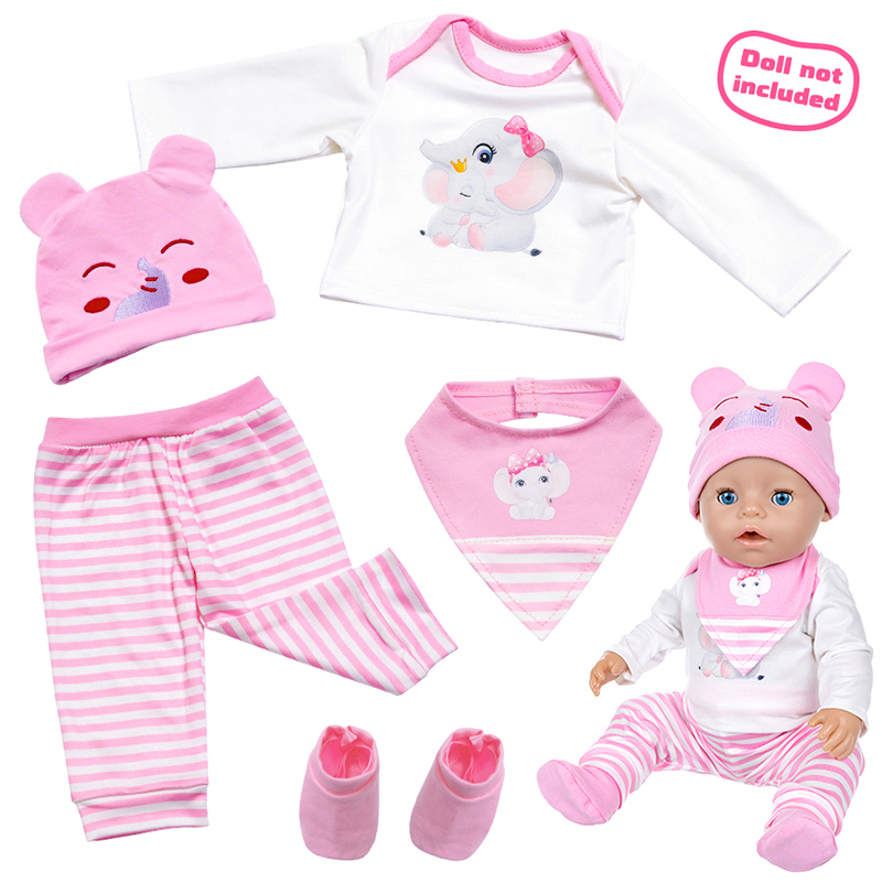 ชุดเสื้อผ้าตุ๊กตาสำหรับตุ๊กตาเ - Baby Clothing Gift Set บทวิจารณ์และราคา