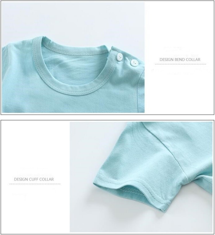 ผ้าฝ้ายTees + กางเกงขาสั้น 2 ช - Baby Clothing Gift Set บทวิจารณ์และราคา