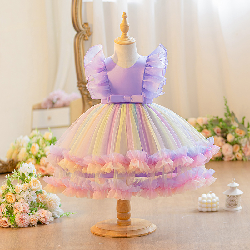 เด็กใหม่ตาข่ายชุดเจ้าหญิงสาวแฟ - Baby Clothing Dresser บทวิจารณ์และราคา