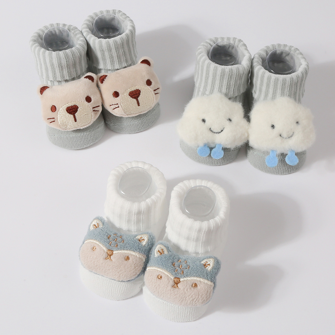 3 คู่/เซ็ตถุงเท้าเด็กทารกเด็กแ - Baby Clothing Outlet บทวิจารณ์และราคา
