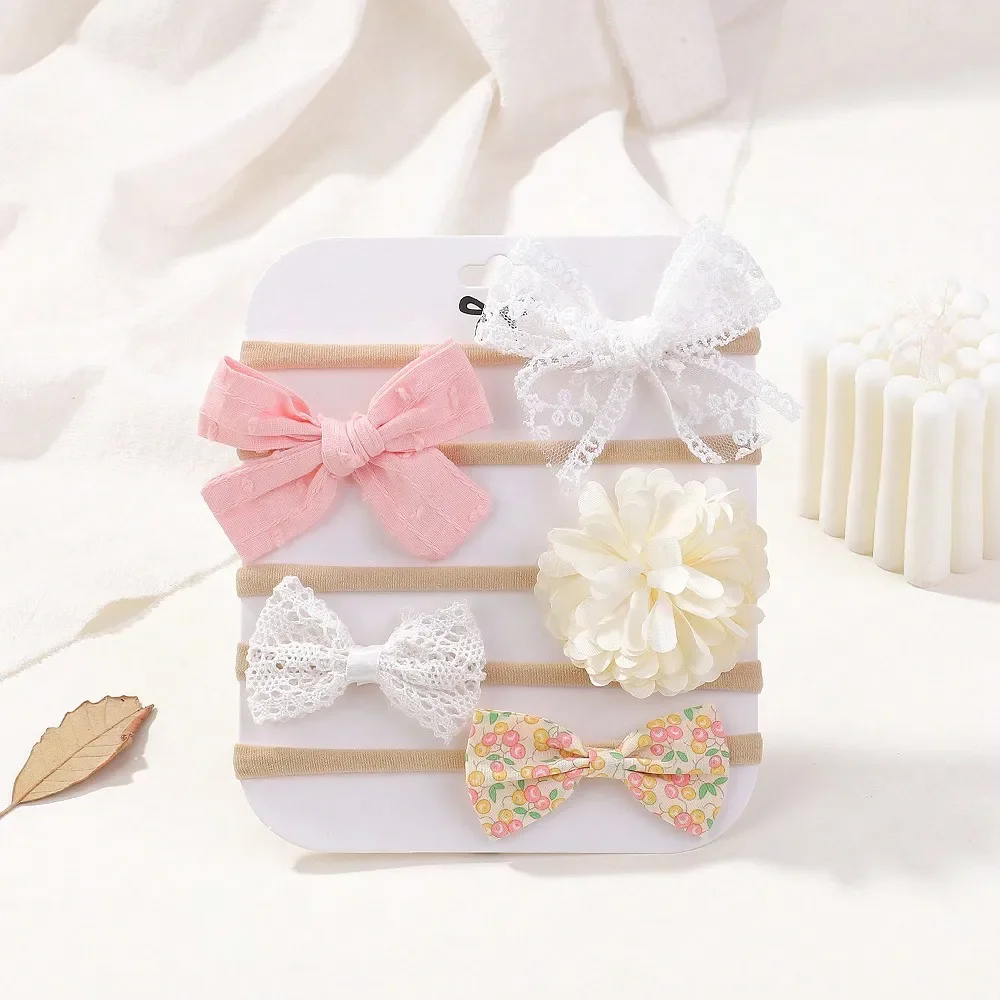 5 ชิ้น/เซ็ตเด็กแถบคาดศีรษะยืดห - Baby Clothing Gift Set บทวิจารณ์และราคา