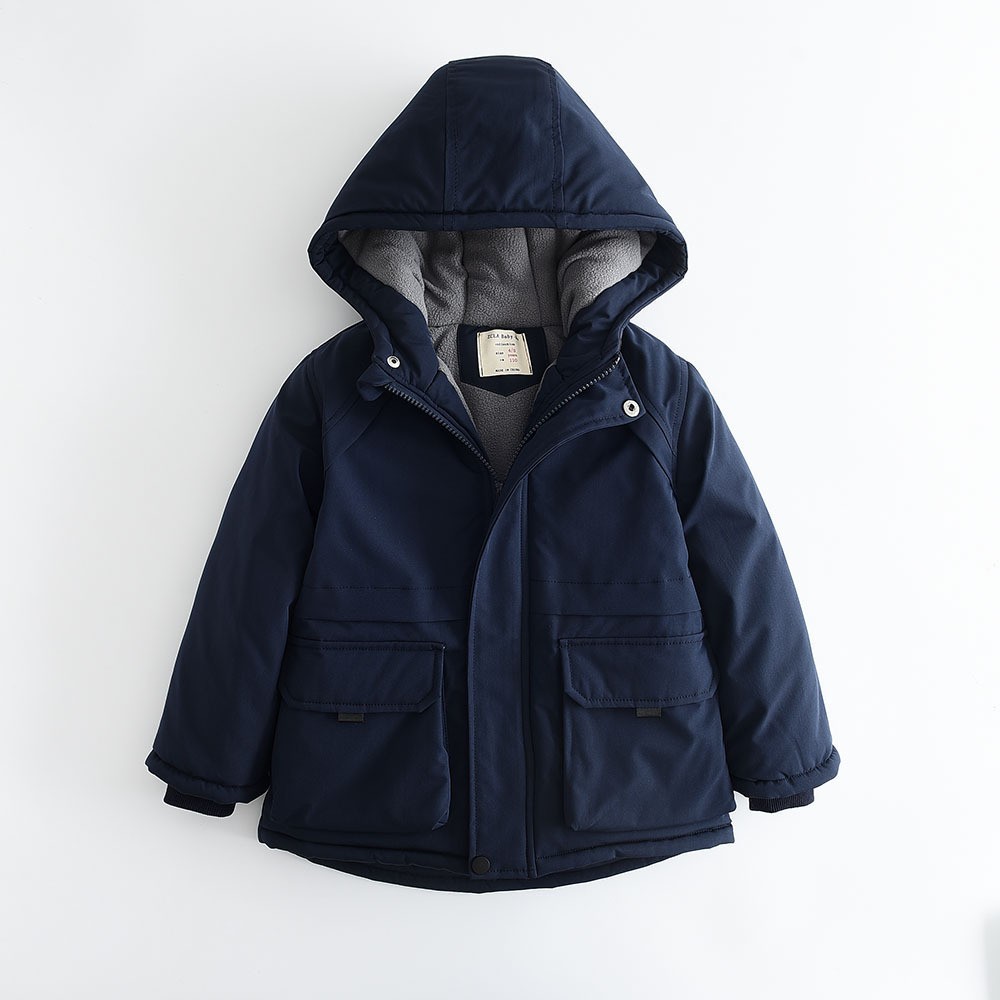 เสื้อแจ็คเก็ตเด็กผู้ชายผ้าฝ้าย - Baby Clothing Zipper บทวิจารณ์และราคา