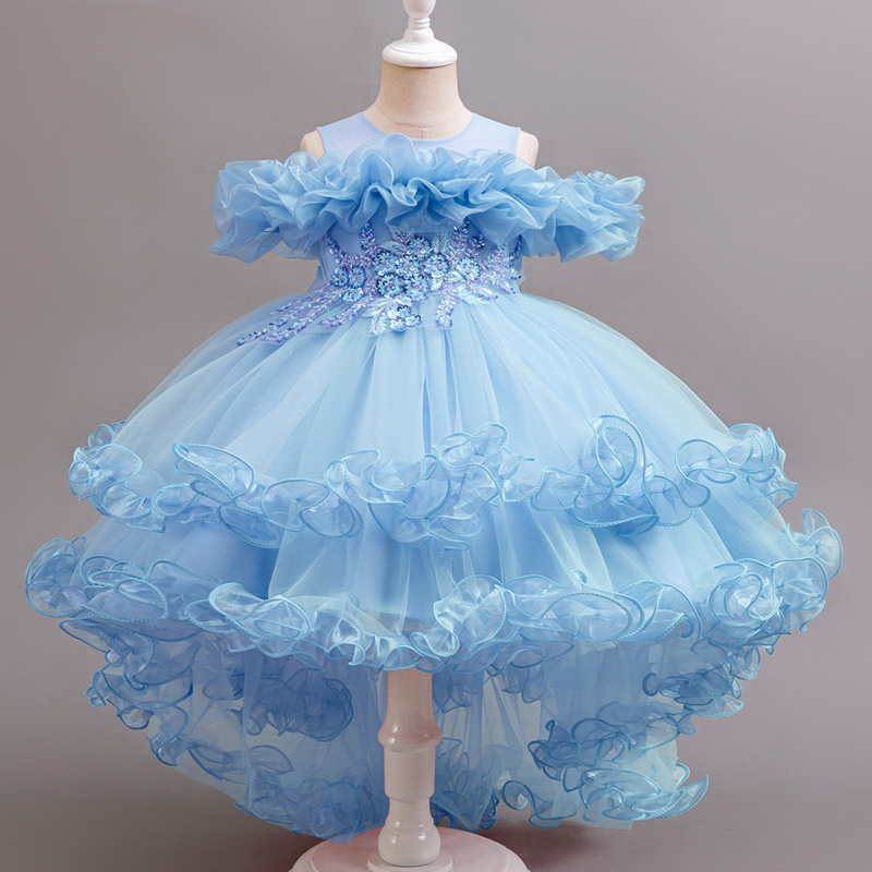 สาวดอกไม้เจ้าหญิงเลื่อมเด็กงาน - Baby Xmas Clothing บทวิจารณ์และราคา