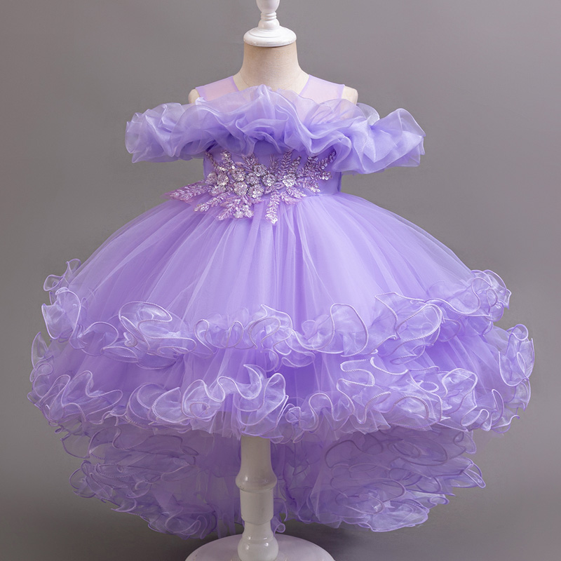 สาวดอกไม้เจ้าหญิงเลื่อมเด็กงาน - Baby Xmas Clothing บทวิจารณ์และราคา