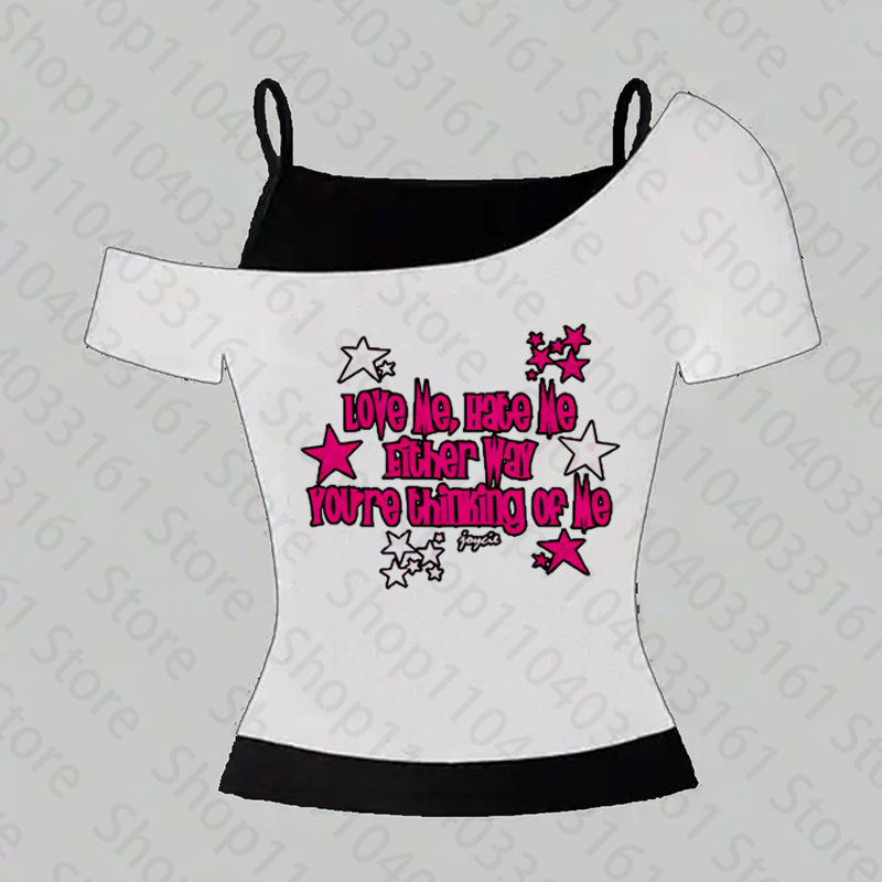 เสื้อยืดแฟชั่นสไตล์ Y2K เสื้อค - Baby Y2K Clothing บทวิจารณ์และราคา