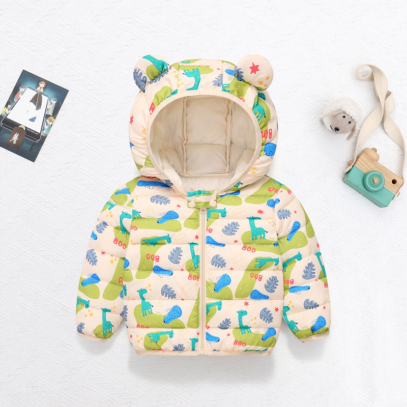 เด็กฝ้ายเสื้อเด็กการ์ตูนลงเสื้ - Baby Clothing Zipper บทวิจารณ์และราคา