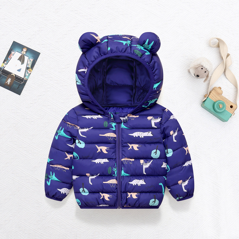เด็กฝ้ายเสื้อเด็กการ์ตูนลงเสื้ - Baby Clothing Zipper บทวิจารณ์และราคา