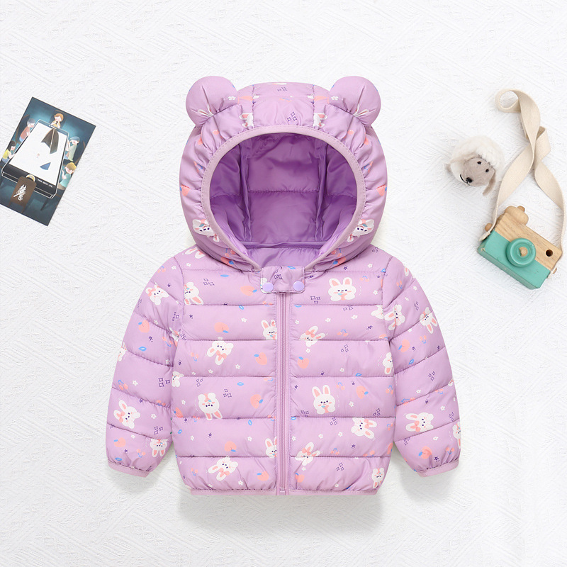 เด็กฝ้ายเสื้อเด็กการ์ตูนลงเสื้ - Baby Clothing Zipper บทวิจารณ์และราคา