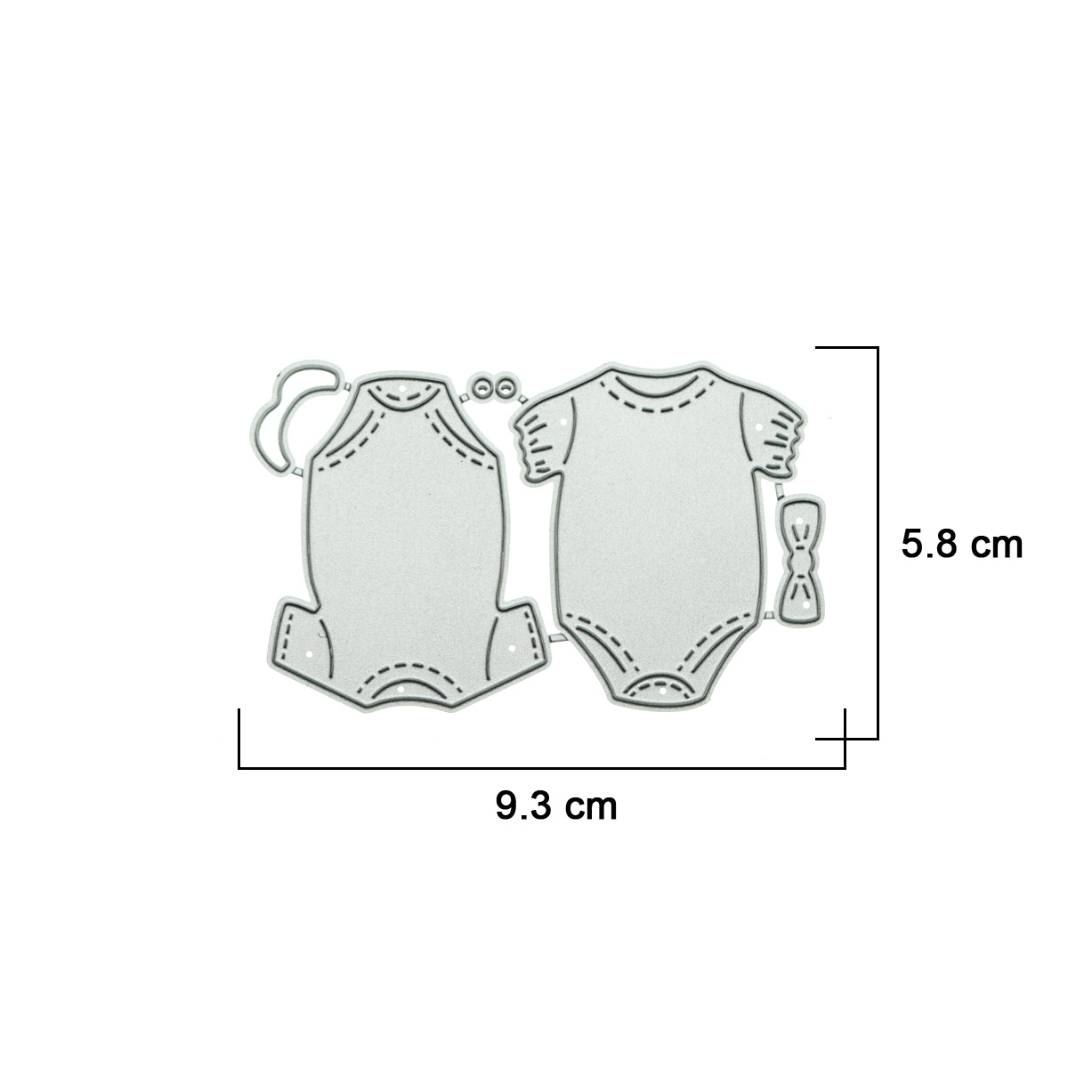 ตัดโลหะตายเสื้อผ้าเด็กทารกRomp - Baby Clothing Patterns Free บทวิจารณ์และราคา